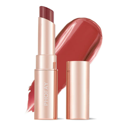PHOFAY Moisturizing Lipstick in rose shade with hydrating and long-wearing formula